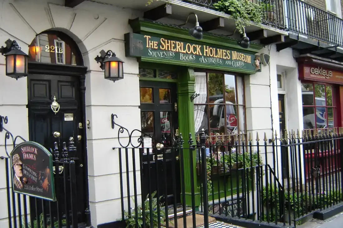 Sherlock Holmes Museum at 221B Baker Street, a Marylebone landmark for Marylebone massage London outcall